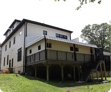 Roll-up awning installation - awning-F