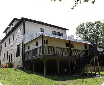 Roll-up awning installation - awning-F