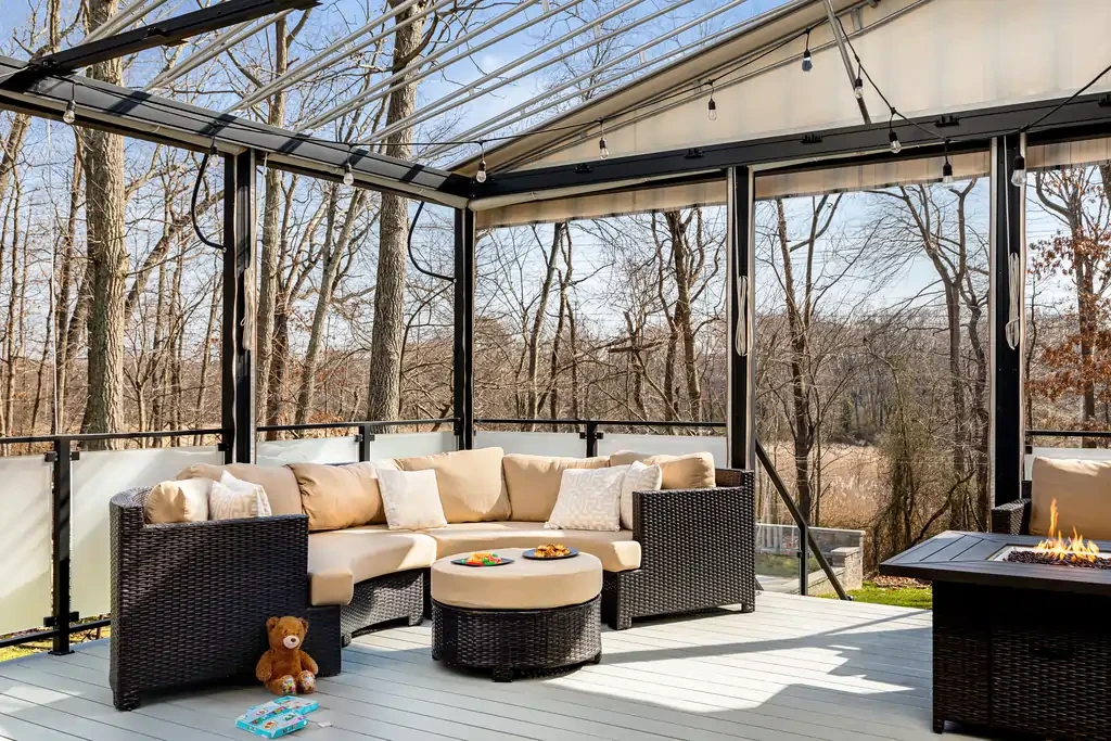 Roll-up awning installation - awning6