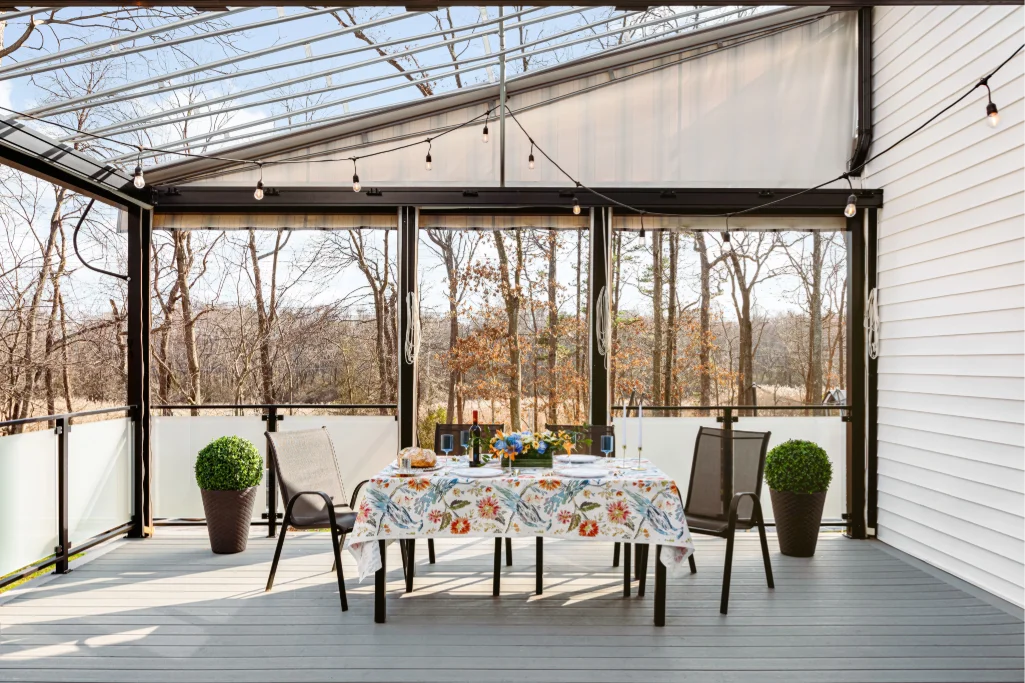 Roll-up awning installation - awning7