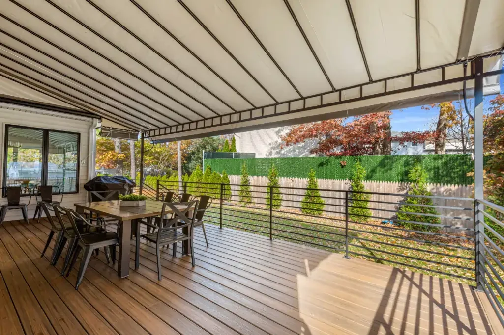 Roll-up awning installation - right-tsa-awning