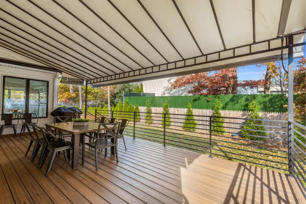 Roll-up awning installation - right-tsa-awning